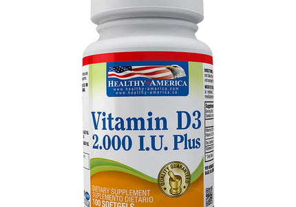 Vitamin D3 2000 Iu 100 Softgels