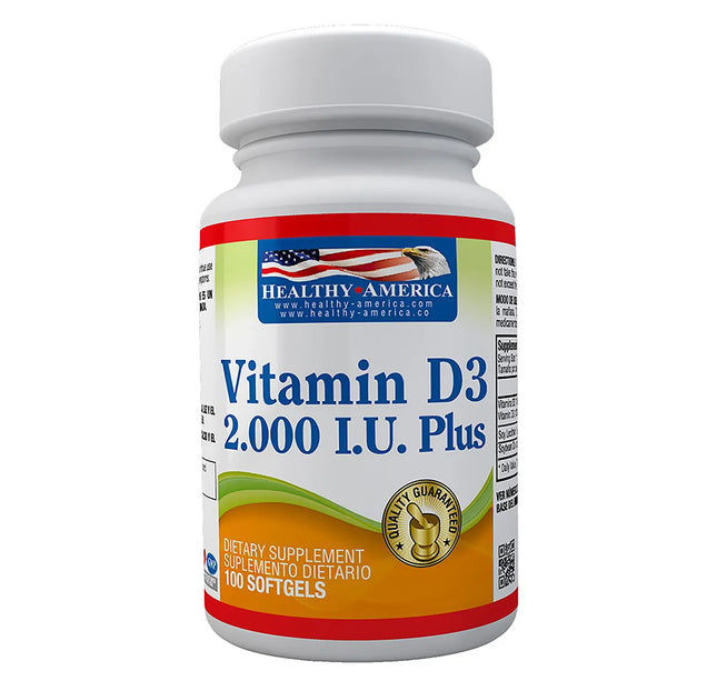 Vitamin D3 2000 Iu 100 Softgels