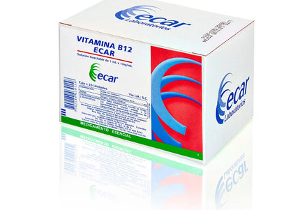 Vitamina B12 1 Ml 25 Ampollas Ecar