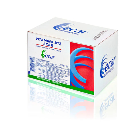 Vitamina B12 1 Ml 25 Ampollas Ecar