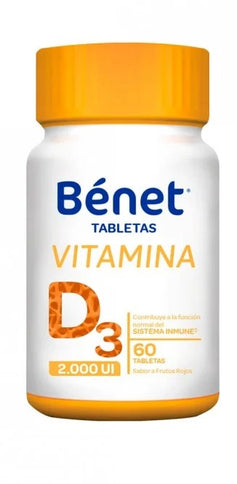 Vitamina D3 2000 Ui Benet 60 Tabs