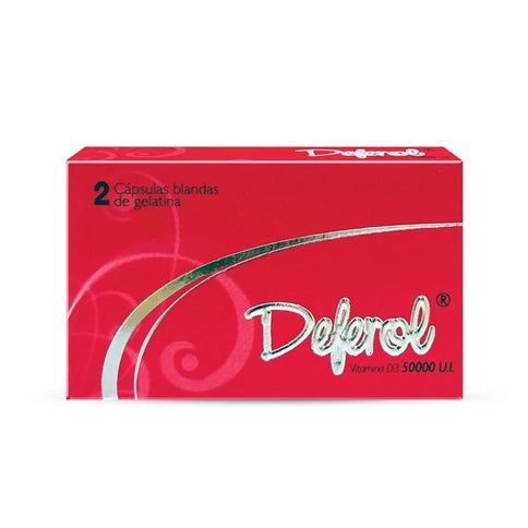 Deferol 50000 Ui 2 Capsulas