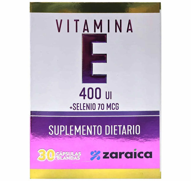 Vitamina E 400 Ui+Sele.70 Mcg 30 Caps.
