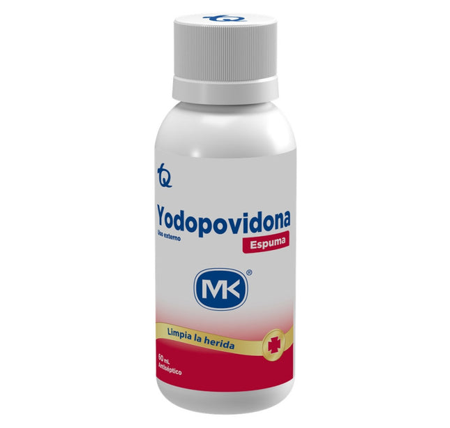 Yodopovidona Espuma 60 Ml Mk