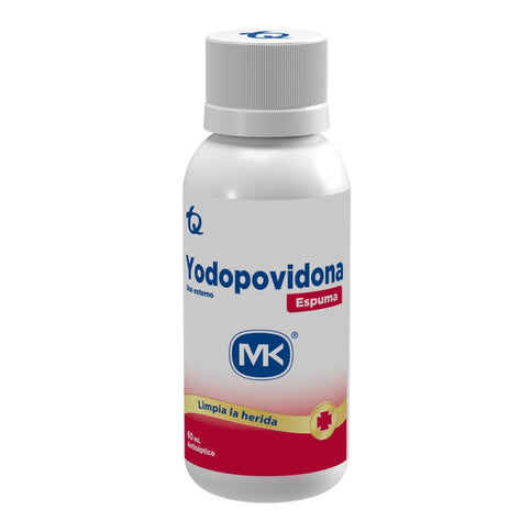 Yodopovidona Espuma 60 Ml Mk