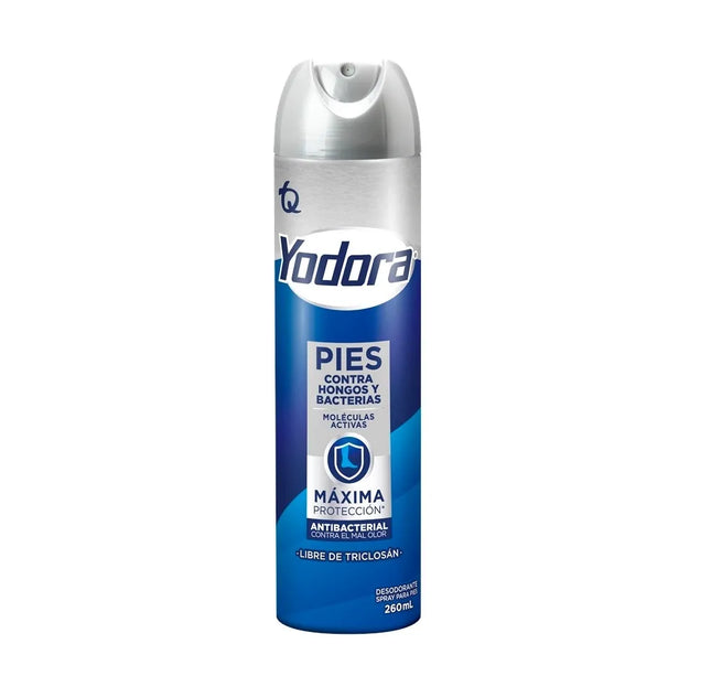 Desodorante Yodora Spray Pies Antibacterial 260Ml