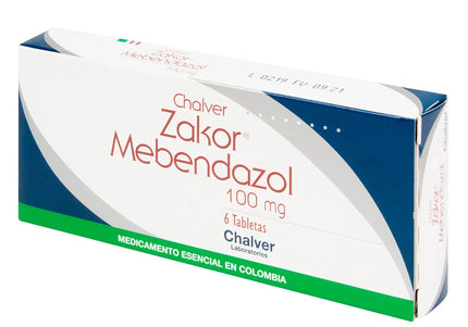 Zakor 100 Mg 6 Tabletas