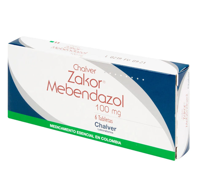 Zakor 100 Mg 6 Tabletas