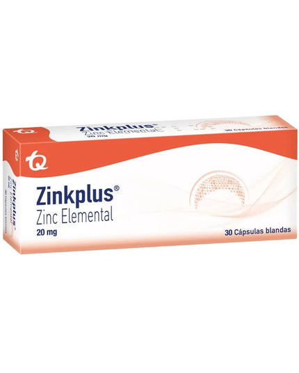 ZINKPLUS 20 MG 30 CAPSULAS MK
