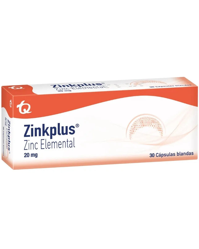 ZINKPLUS 20 MG 30 CAPSULAS MK