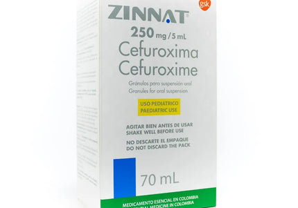 Zinnat 250 Mg Suspensión 70 Ml