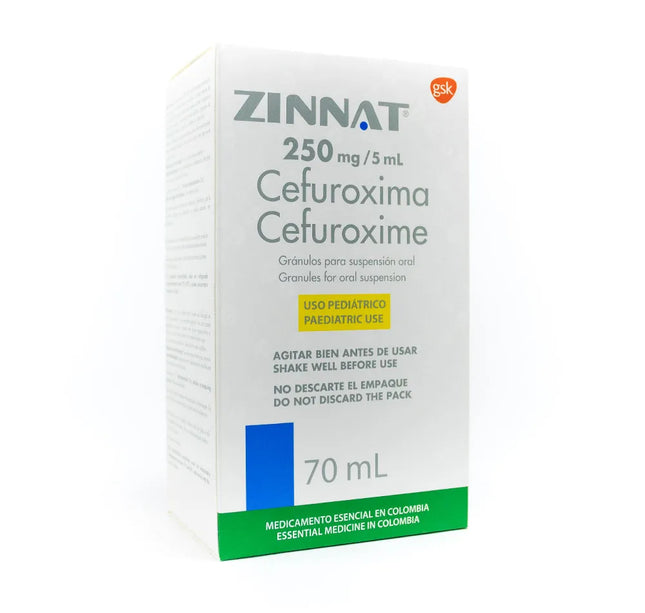 Zinnat 250 Mg Suspensión 70 Ml