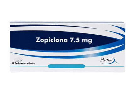 Zopiclona 7.5 Mg 10 Tabletas Hp