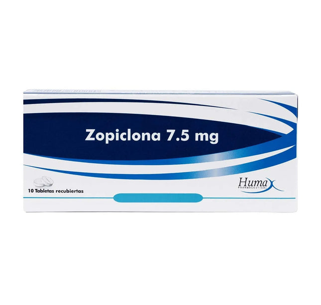 Zopiclona 7.5 Mg 10 Tabletas Hp