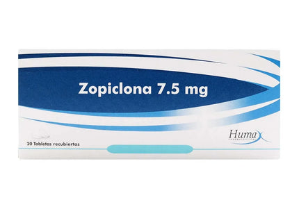 Zopiclona 7.5 Mg 20 Tabletas Hp