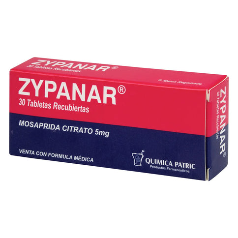 Zypanar 30 Tabletas